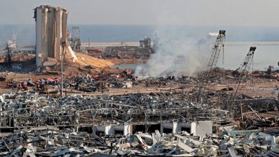 Libanon: THW und Bundeswehr haben Arbeit in Katastrophengebiet von Beirut aufgenommen