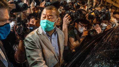 Hongkonger Medienunternehmer Jimmy Lai gegen Kaution wieder frei