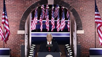 Mike Pence warnt vor „trojanischem Pferd der radikalen Linken“ – Amerikaner sind unter Biden nicht sicher