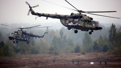 Belarus schickt Helikopter gegen Protest-Luftballons aus Litauen