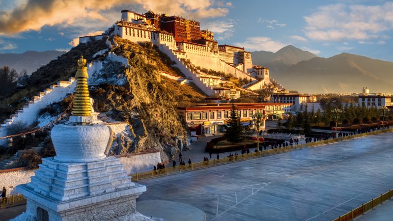 Potala-Palast in Lhasa, Tibet