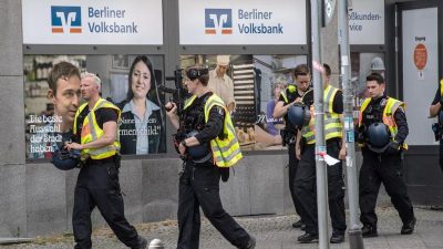 Weiterer Banküberfall in Berlin – Sicherheitsmann erlitt Schussverletzung