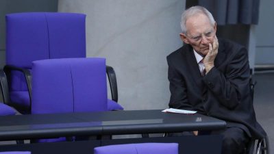 Schäuble fordert Änderung des Wahlrechts zu Gunsten kleiner Parteien