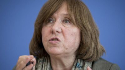 Swetlana Alexijewitsch warnt vor Blutvergießen in Belarus