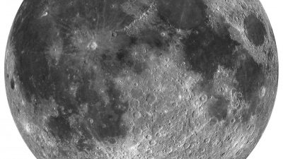 Lässt Sauerstoff von der Erde den Mond rosten?