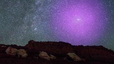 Andromedagalaxie am Nachthimmel