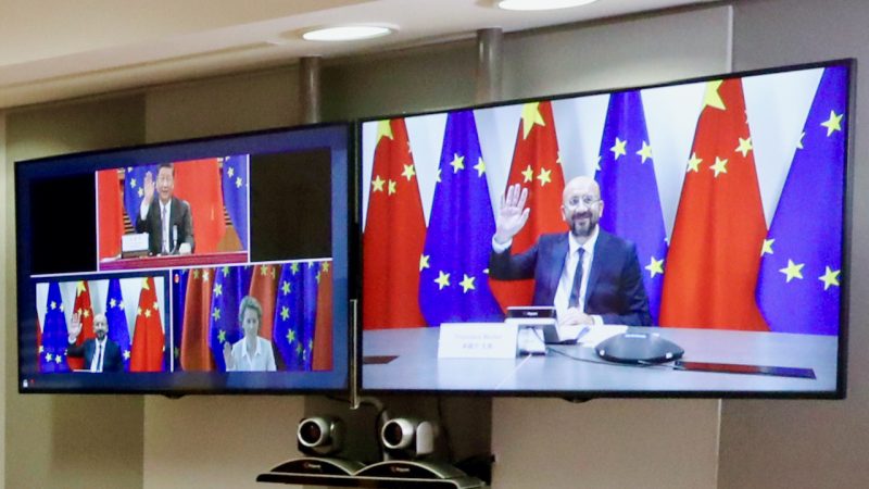 14. September: Video-Gipfel von Merkel und EU-Spitzen mit Chinas Präsident Xi