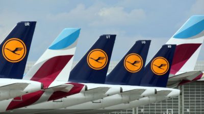 Die 22 Flughäfen Deutschlands haben ein Problem: Passagieraufkommen auf 20 Prozent gesunken