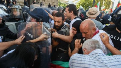 Mehrere Verletzte bei Protesten gegen die Regierung in Bulgarien