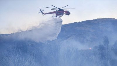 Waldbrand in Vorort von Athen teilweise unter Kontrolle – Menschenleben seien nicht in Gefahr gewesen