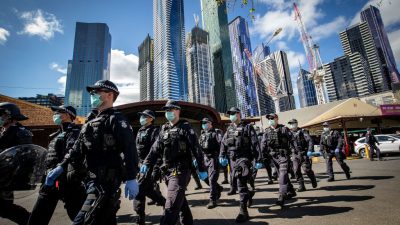 Mehr als 70 Festnahmen bei Protesten gegen Corona-Lockdown in Melbourne