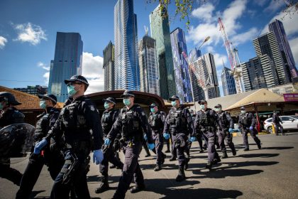 Mehr als 70 Festnahmen bei Protesten gegen Corona-Lockdown in Melbourne