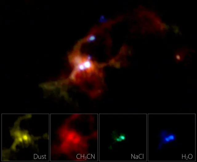 Astronomen entdecken zwei Babysterne in salziger kosmischer Suppe
