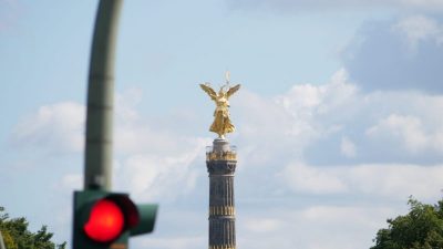Hoher Sachschaden an Berliner Siegessäule