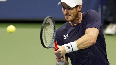 US Open-Aus: Murray verliert klar gegen Auger-Aliassime