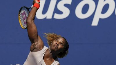 Tennisstar Serena Williams erreicht Viertelfinale