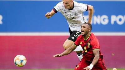 Nach frühem Platzverweis: Deutsche U21 geht in Belgien unter