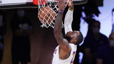 LeBron James führt Lakers ins NBA-Halbfinale
