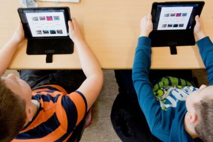 Die Kinder der Tech-Elite lernen möglichst ohne Technik