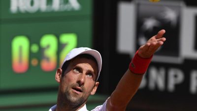 Tennis-Ass Djokovic spielt sich in Rom ins Viertelfinale