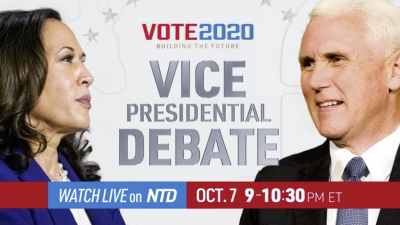 LIVESTREAM: TV-Duell zwischen Vize-Präsidentschaftskandidaten Harris und Pence