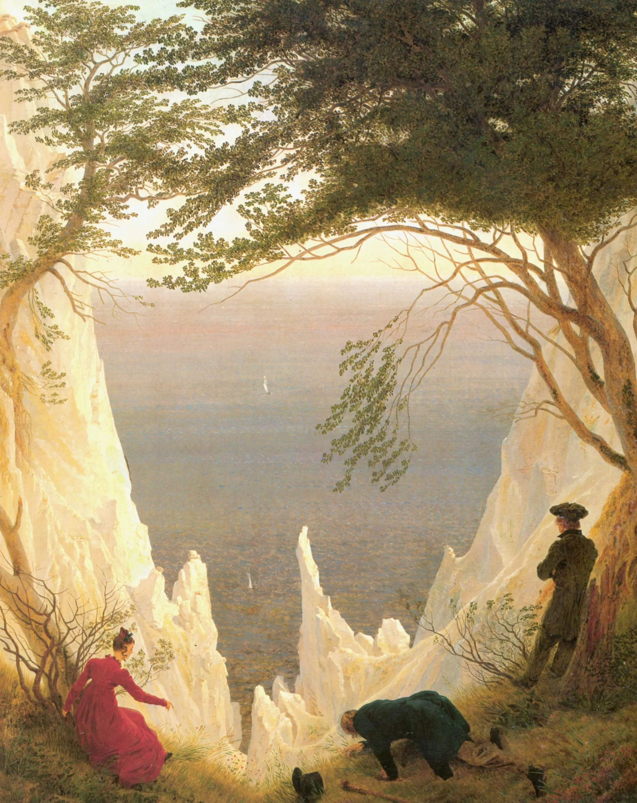 &quot;Kreidefelsen auf Rügen&quot;, Caspar David Friedrich