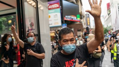 Mindestens 60 Festnahmen bei Protest am chinesischen Nationalfeiertag in Hongkong