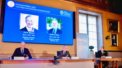 US-Ökonomen Milgrom und Wilson erhalten Wirtschaftsnobelpreis