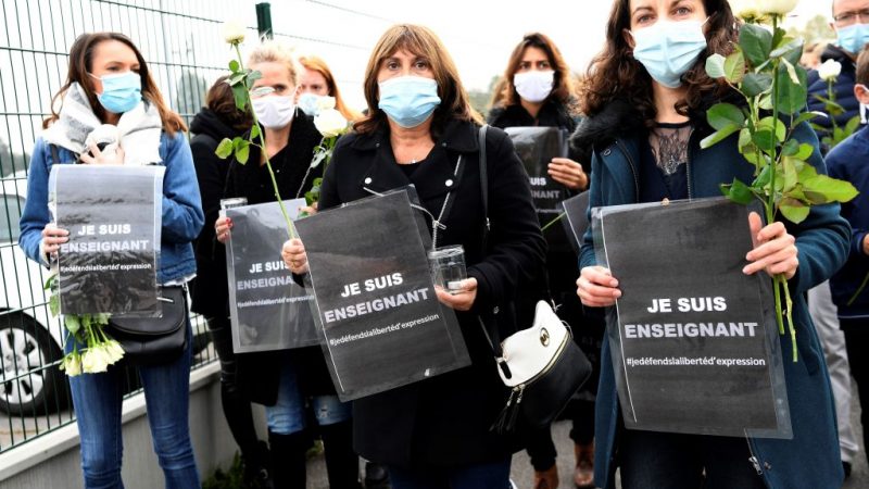 Nach Enthauptung von Lehrer: Entsetzen und Kundgebungen für Meinungsfreiheit in Frankreich