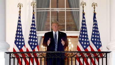 Leibarzt nach Rückkehr des Präsidenten ins Weiße Haus: „Trump geht es weiterhin extrem gut“