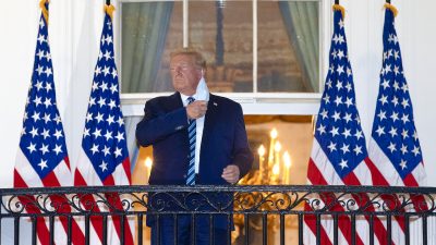 Trump aus Klinik ins Weiße Haus zurückgekehrt: „Habt keine Angst vor COVID“ + Video