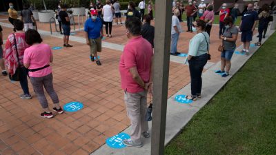 US-Wahl: Lange Schlangen vor Wahllokalen in Florida