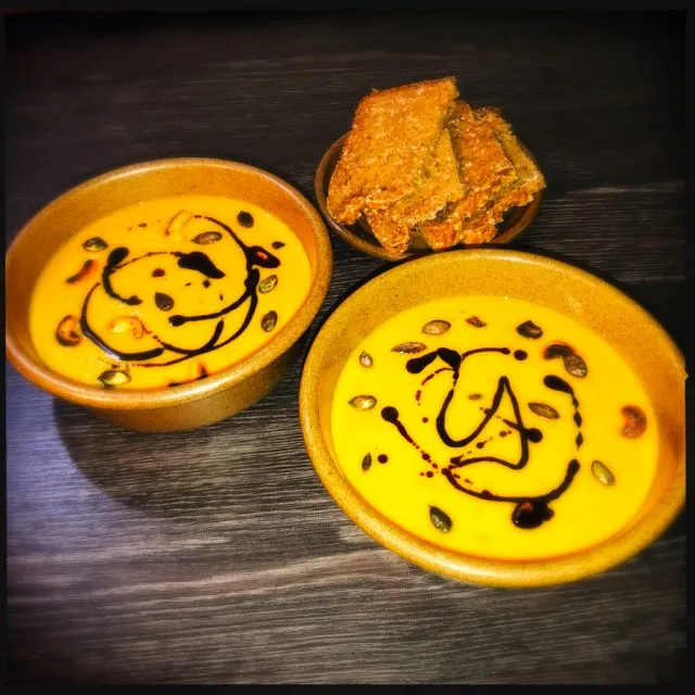 Dreimal Kürbis: Kürbissuppe