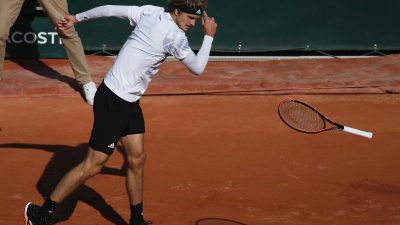 Achtelfinal-Aus für Zverev bei den French Open