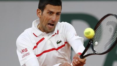 Djokovic zum zehnten Mal im Halbfinale der French Open