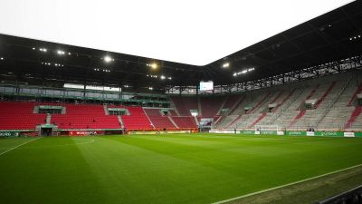 Bundesliga-Spitzenspiel in Augsburg ohne Zuschauer