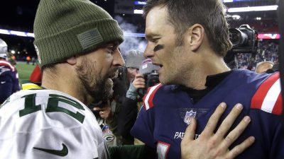 Duell zweier Quarterback-Legenden: Brady trifft auf Rodgers