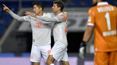 Bayerns Tormaschine läuft – Müller und Lewandowski überragen