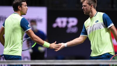 Tennis-Doppel Mies und Krawietz steht im Finale von Köln