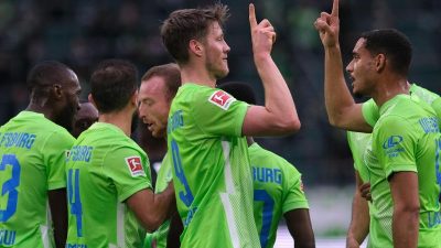 Wolfsburg feiert ersten Sieg: 2:1 gegen Aufsteiger Bielefeld
