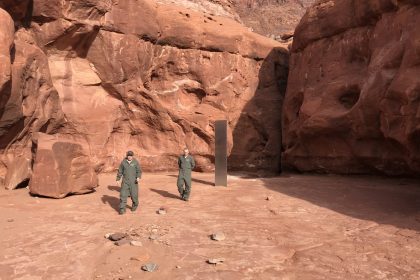 Mysteriöse Metallsäule im US-Bundesstaat Utah offenbar wieder verschwunden