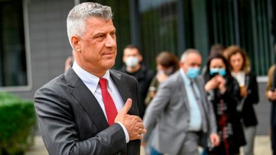 Kosovos Präsident tritt nach Anklage wegen Kriegsverbrechen zurück