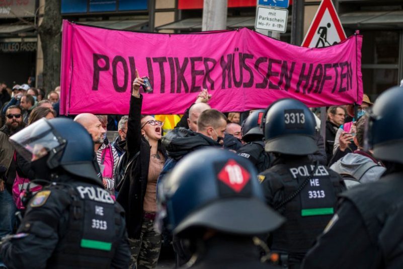 Polizei verbietet Demonstration gegen Corona-Maßnahmen am 30. Dezember