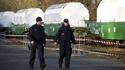 Castor-Transportschiff in Deutschland eingetroffen – Atom-Gegner führen erste Protestaktionen durch