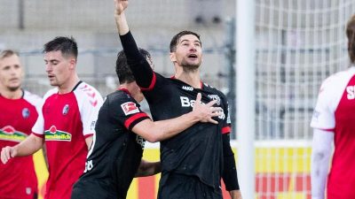 Alario wieder ein Torgarant – Leverkusen siegt in Freiburg