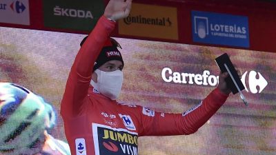 Roglic unmittelbar vor Vuelta-Gesamtsieg