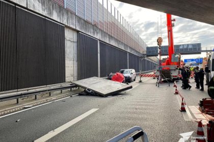 Betonplatten-Unfall auf A3: Behörde spricht von „Absicht“