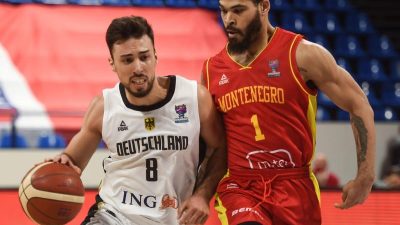 Knappe Niederlage für deutsche Basketballer gegen Montenegro
