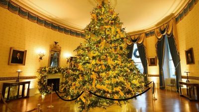 Weihnachtsdekoration im Weißen Haus enthüllt – „America the Beautiful“