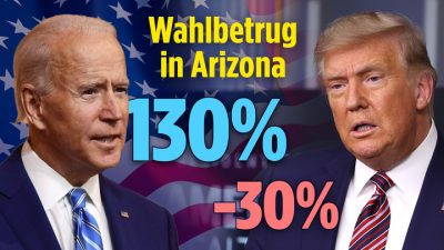 Arizona: Stimmen für Biden mit 130 und für Trump mit 70 Prozent gewichtet – 35.000 falsche Stimmen